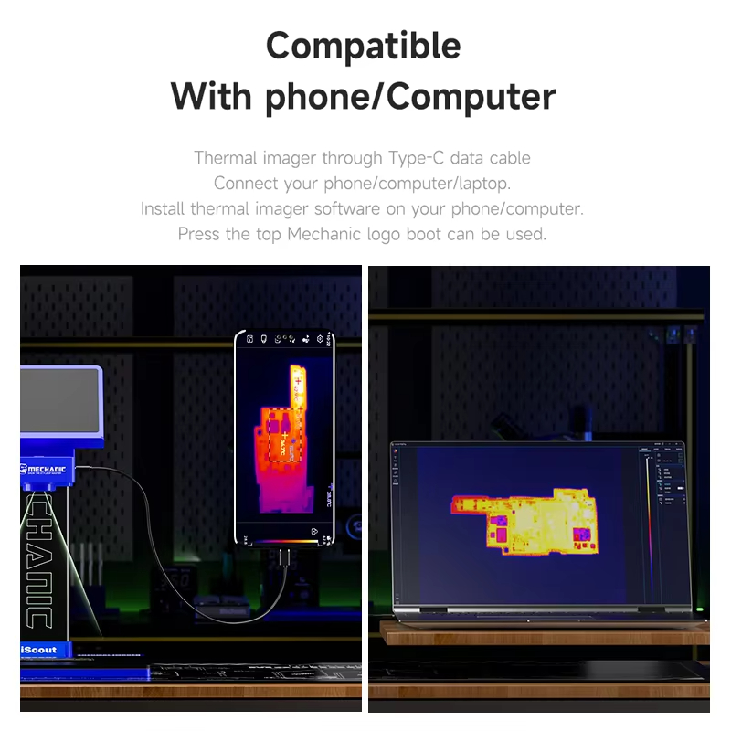 Mechanic iScout 3D Thermal Ima - Thermal Camera Pcb 256X192 评论和价格