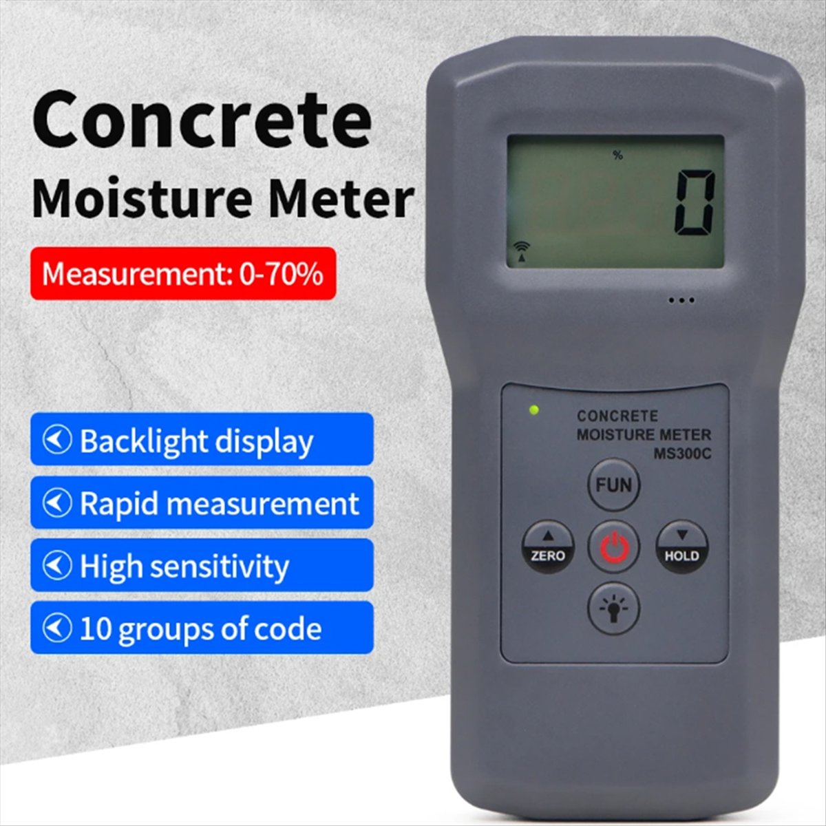 ■★New Arrival Fashion  Profess - Moisture Meter Concrete Digital 评论和价格
