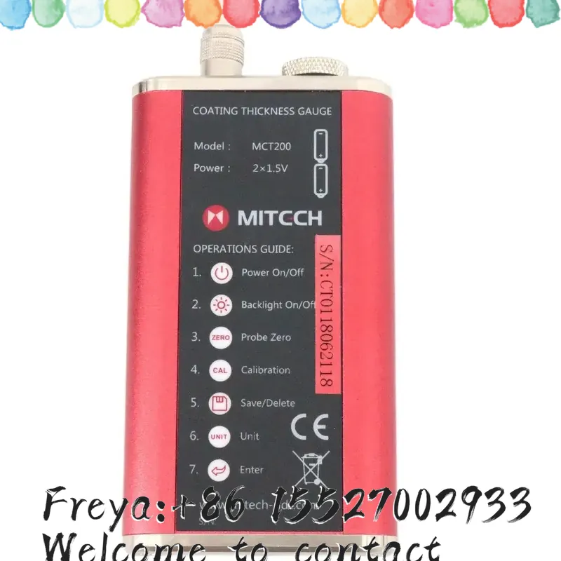 Mitech MCT200 Digital Coating  - Coating Thickness Gauge Magnetic Eddy 评论和价格